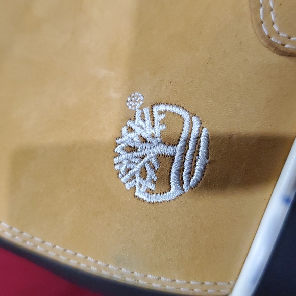 Timberland tan full lace wedge heel squared toe nubuck suede boots - Picture 10 of 10